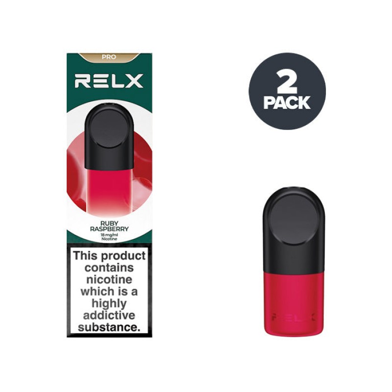 RELX Pod Pro Replacement 2ml Pods x 2 | For Relx Infinity Vape Pod Kit