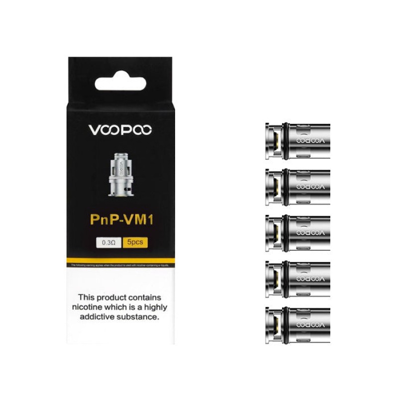VooPoo PnP Replacement Coils | 5 Pack