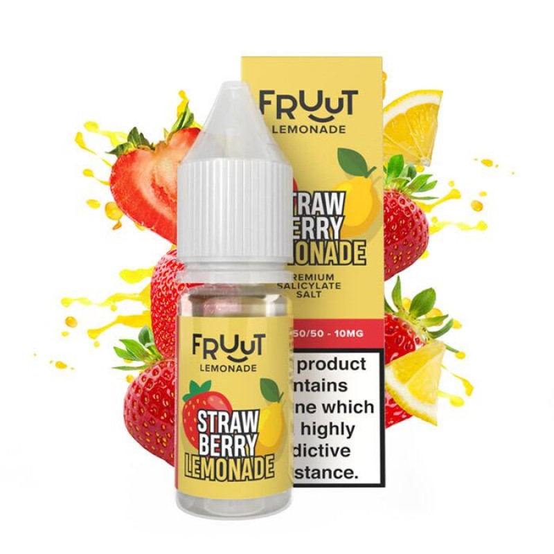 Fruut Lemonade Strawberry Lemonade | 10ml Nicotine Salt E-Liquid